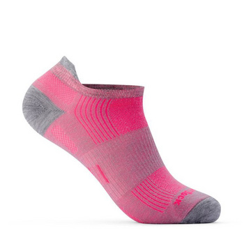 Run - Tab Socks - Grey/Pink