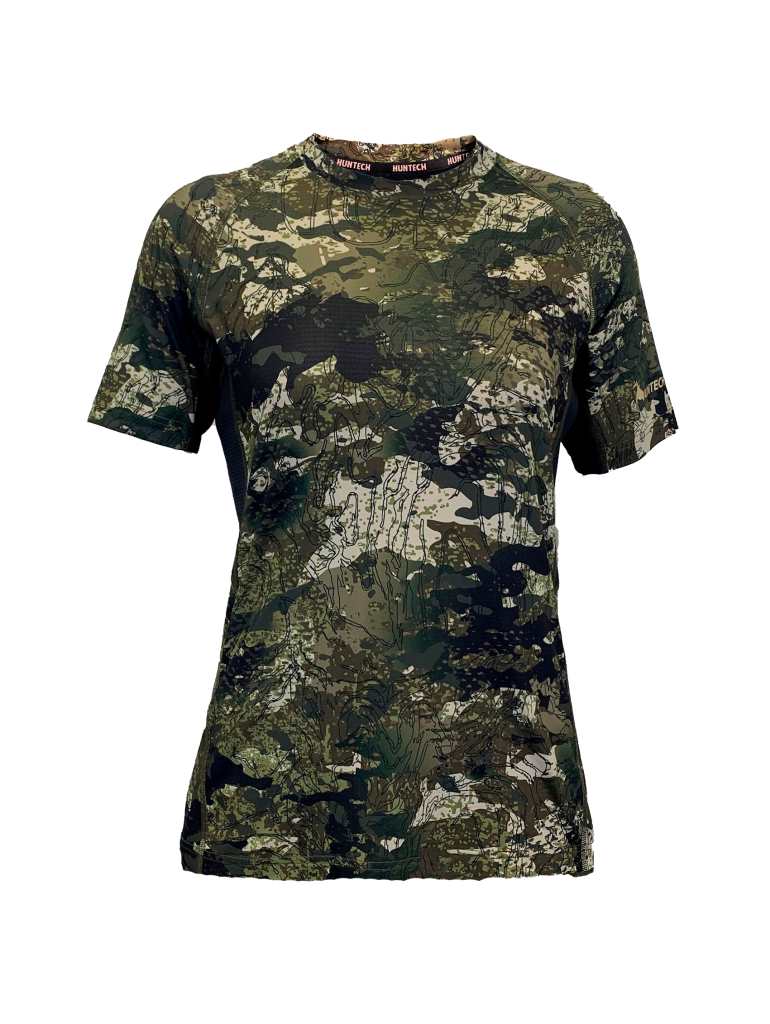 Huntech Women's Glaciertech SS Tee (kakariki)