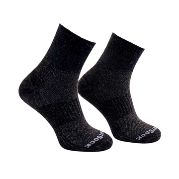 Winter Run - Quarter Socks - Black