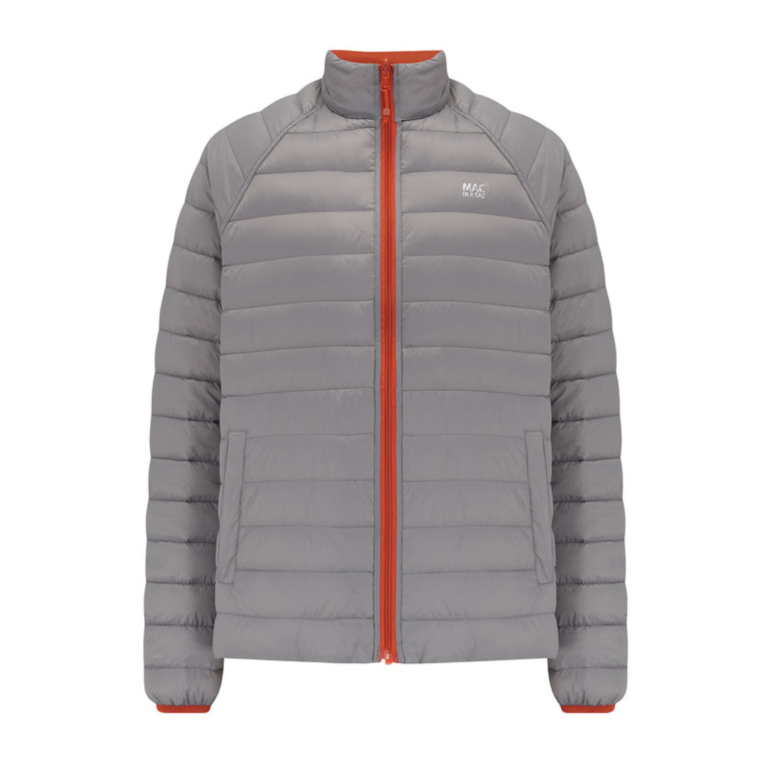 Men's Polar Reversible Down Jacket (orange/grey)