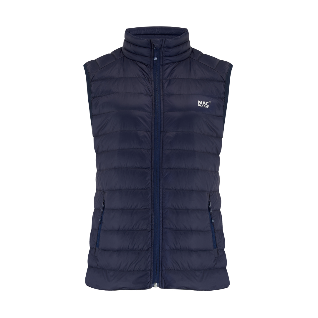 Ladies Alpine Packable Down Vest (navy)