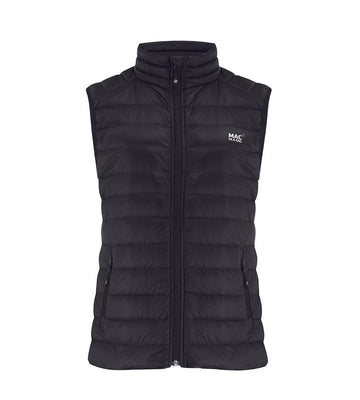Ladies Alpine Packable Down Vest (black)