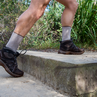 Hike - Crew Socks - Light Grey