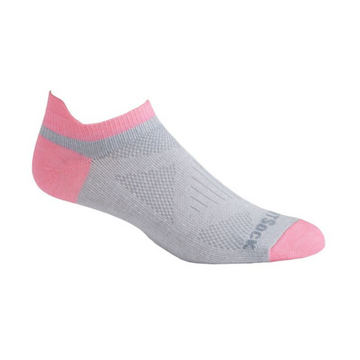 Coolmesh II - Tab Wmn Socks - Light Grey/Neon Pink