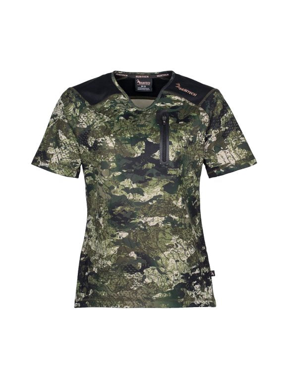 Huntech Women's Slate Tee (kakariki forest)