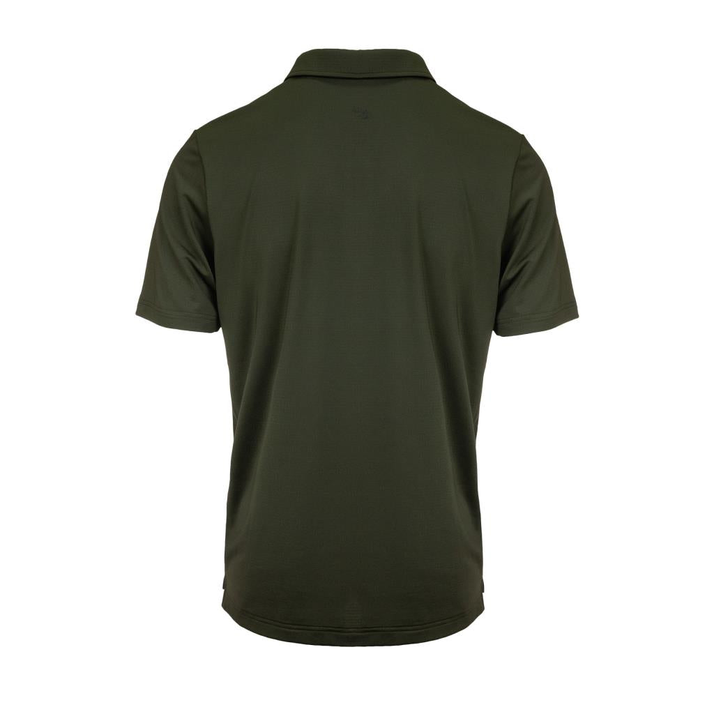 Huntech Men's Glaciertech Polo (military)