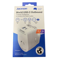 Travel Adaptor - Worldwide (USB-A + USB-C)