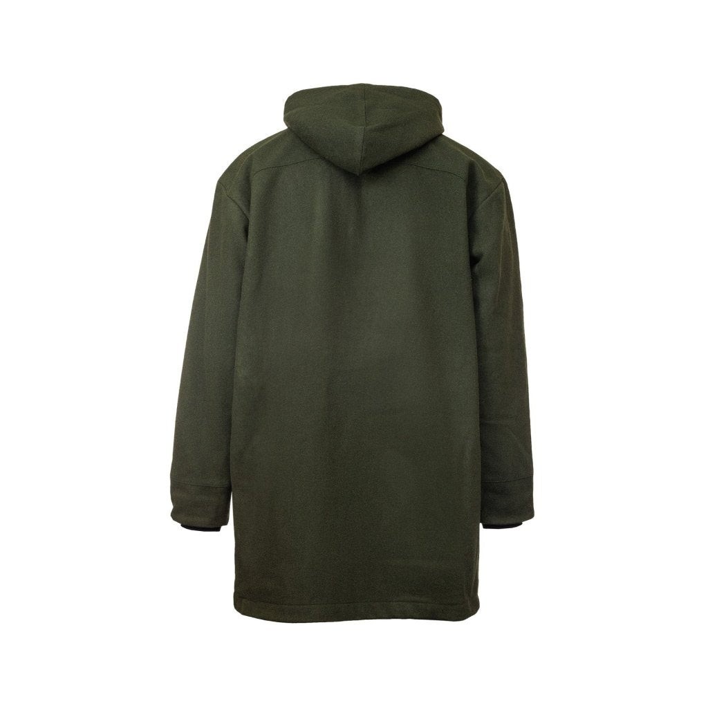 Mens Wool Station Anorak (moss)