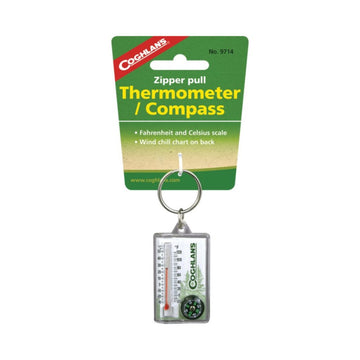 Zipper Thermometer/Compass