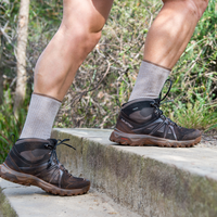 Hike - Crew Socks - Light Grey