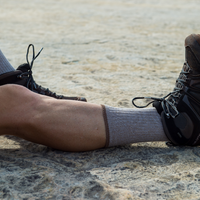 Hike - Crew Socks - Light Grey