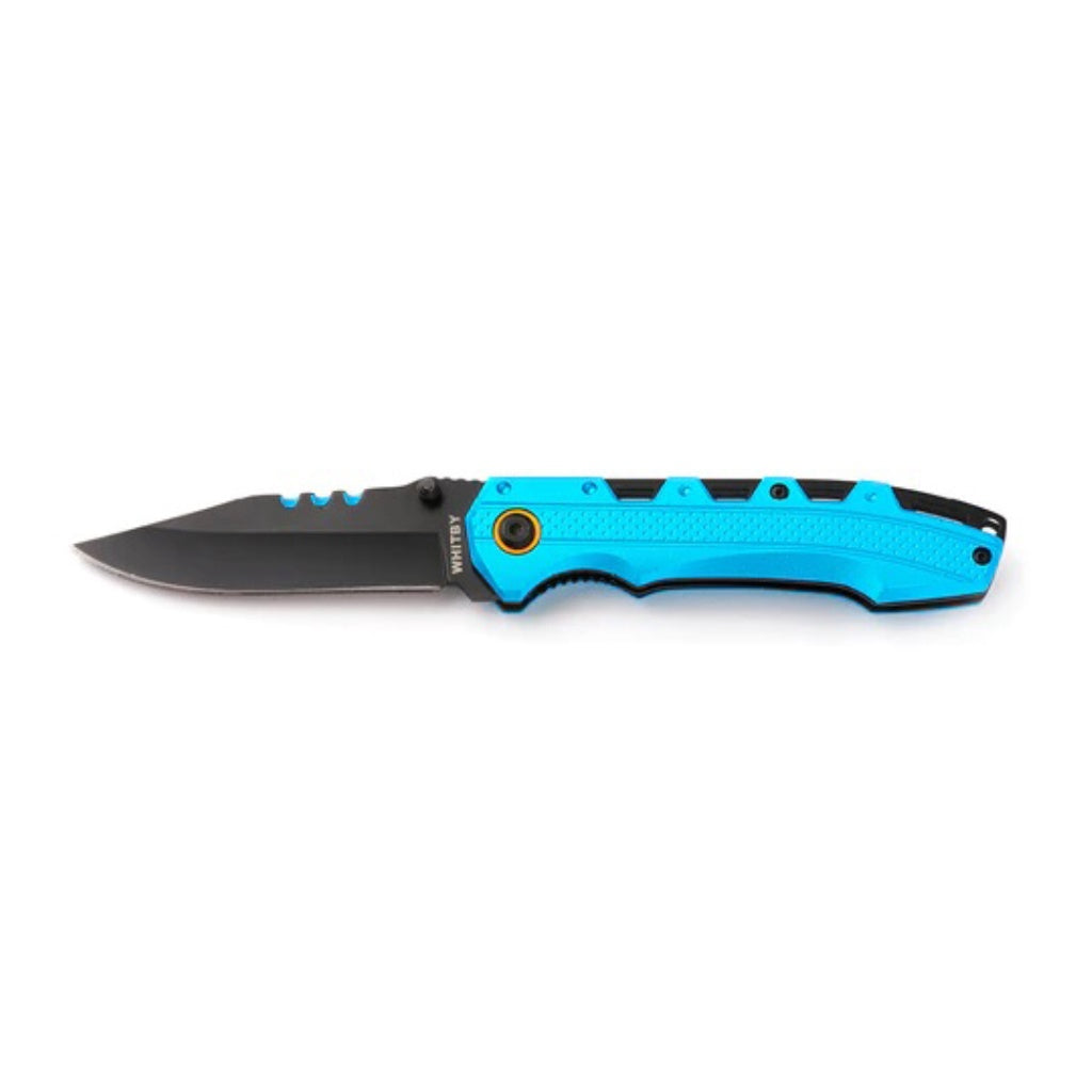 Lock Knife Blue Aluminium Handle