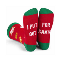 Lavley I Put Out For Santa Socks