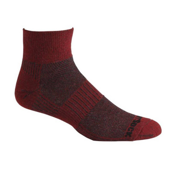 Lite Hike - Quarter Socks - Black/Red
