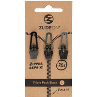 ZlideOn Triple Pack Zipper