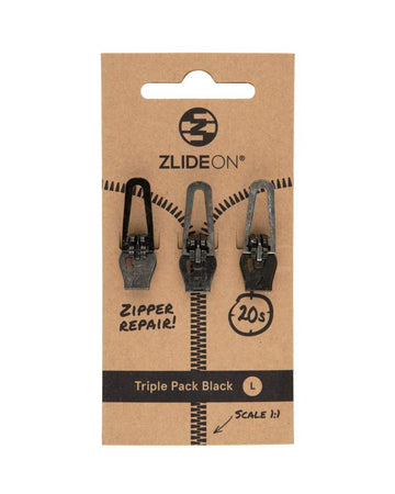 ZlideOn Triple Pack Zipper