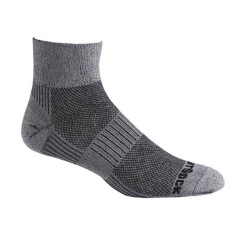 Lite Hike - Quarter Socks - Black/White