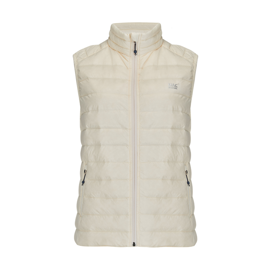 Ladies Alpine Packable Down Vest (ivory)