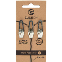 ZlideOn Triple Pack Zipper