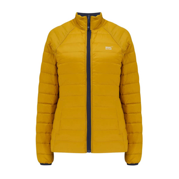 Ladies Polar Reversible Down Jacket (navy/mustard)