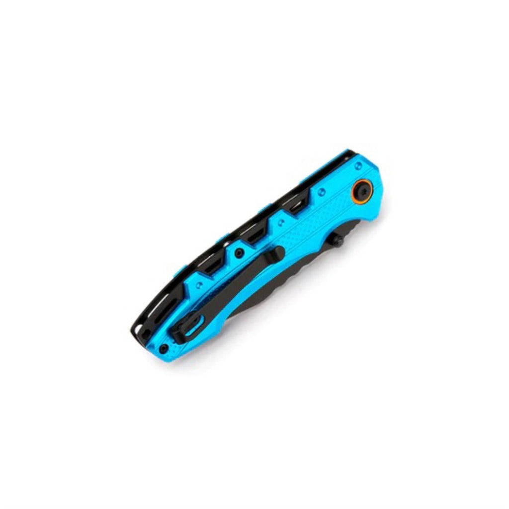 Lock Knife Blue Aluminium Handle