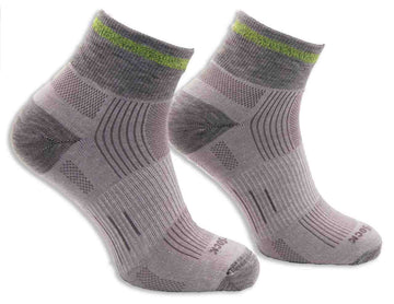 Run Reflective - Quarter Socks - Light Grey