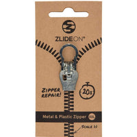ZlideOn Metal & Plastic Zipper