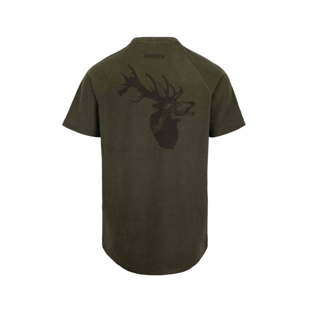 Huntech Etched Tee Stag (military)
