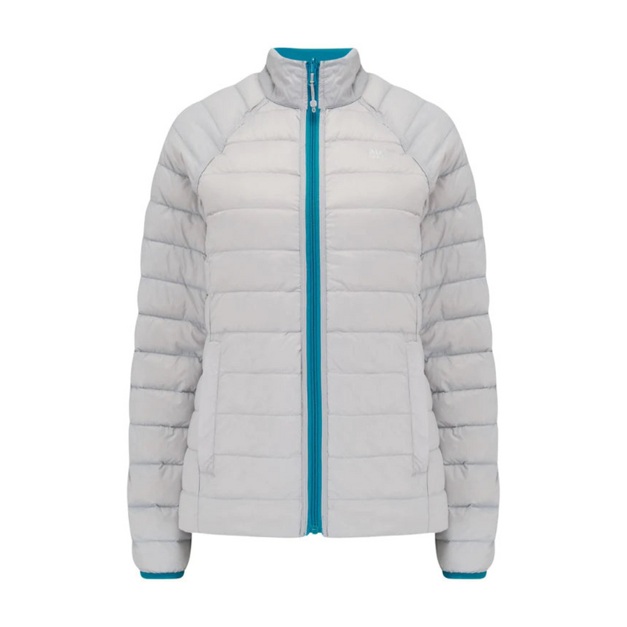 Ladies Polar Reversible Down Jacket (petrol/grey)