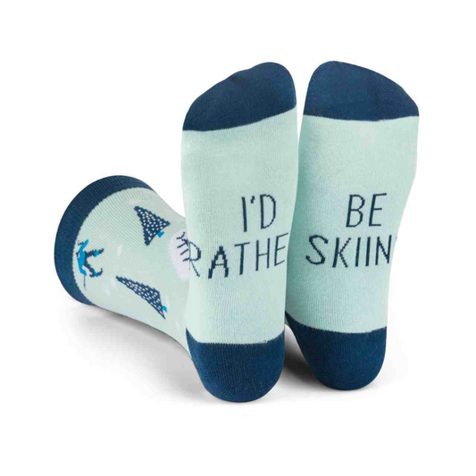 Lavley I'd Rather Be Skiing Socks