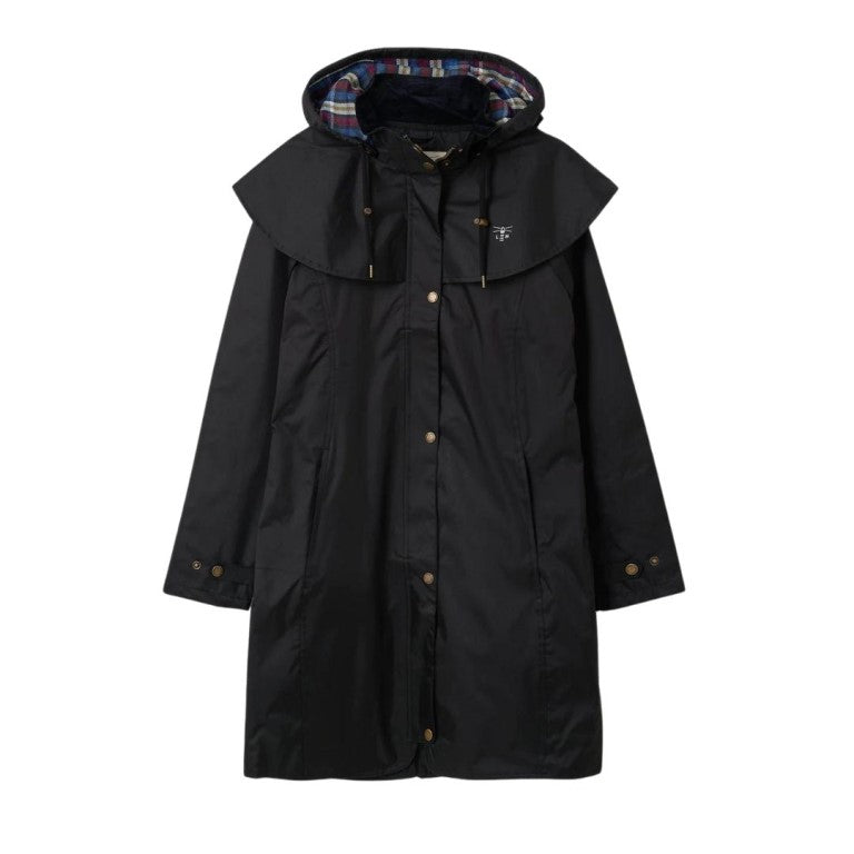 Ladies Outrider Coat 3/4 length (black)