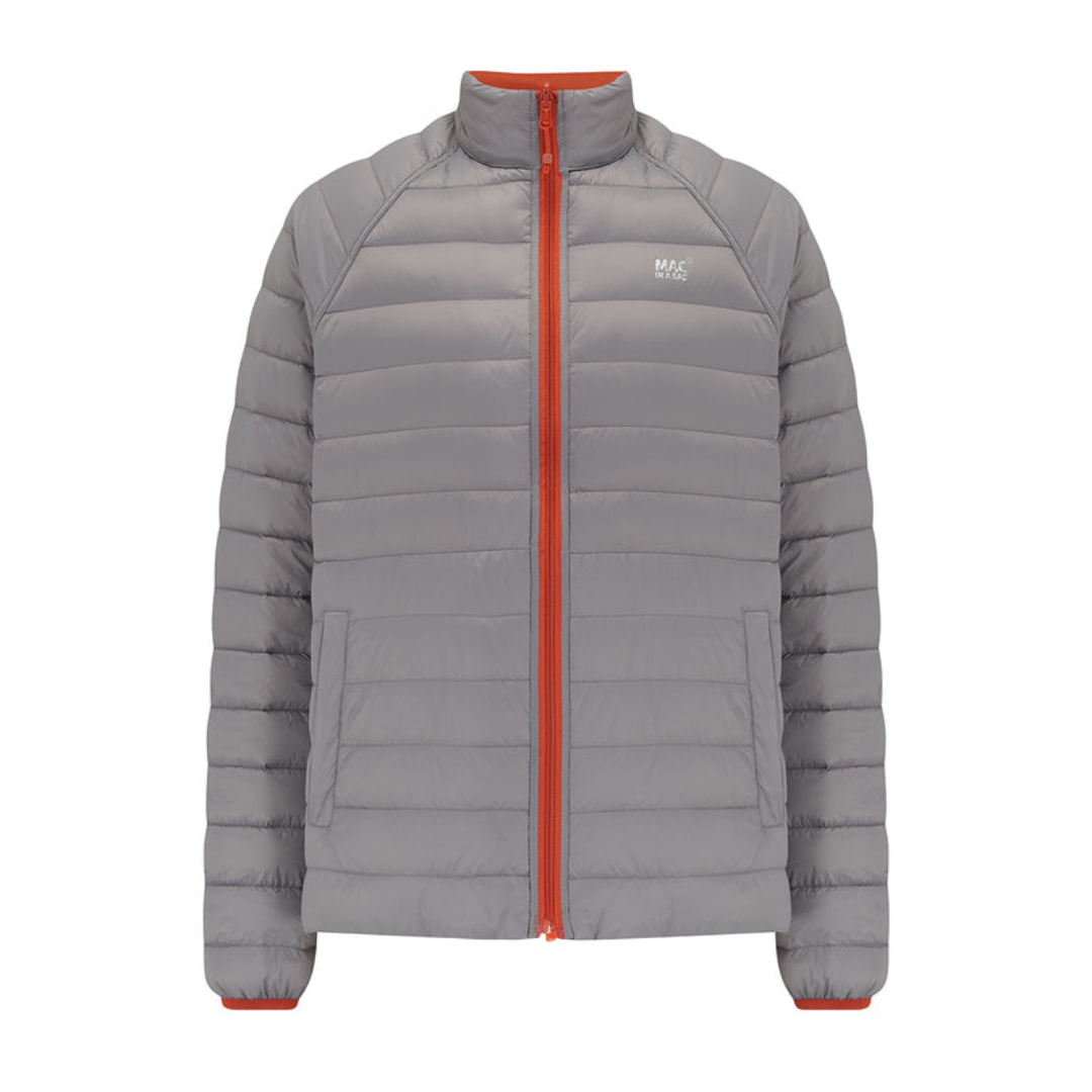 Mens Polar Reversible Down Jacket (orange/grey)