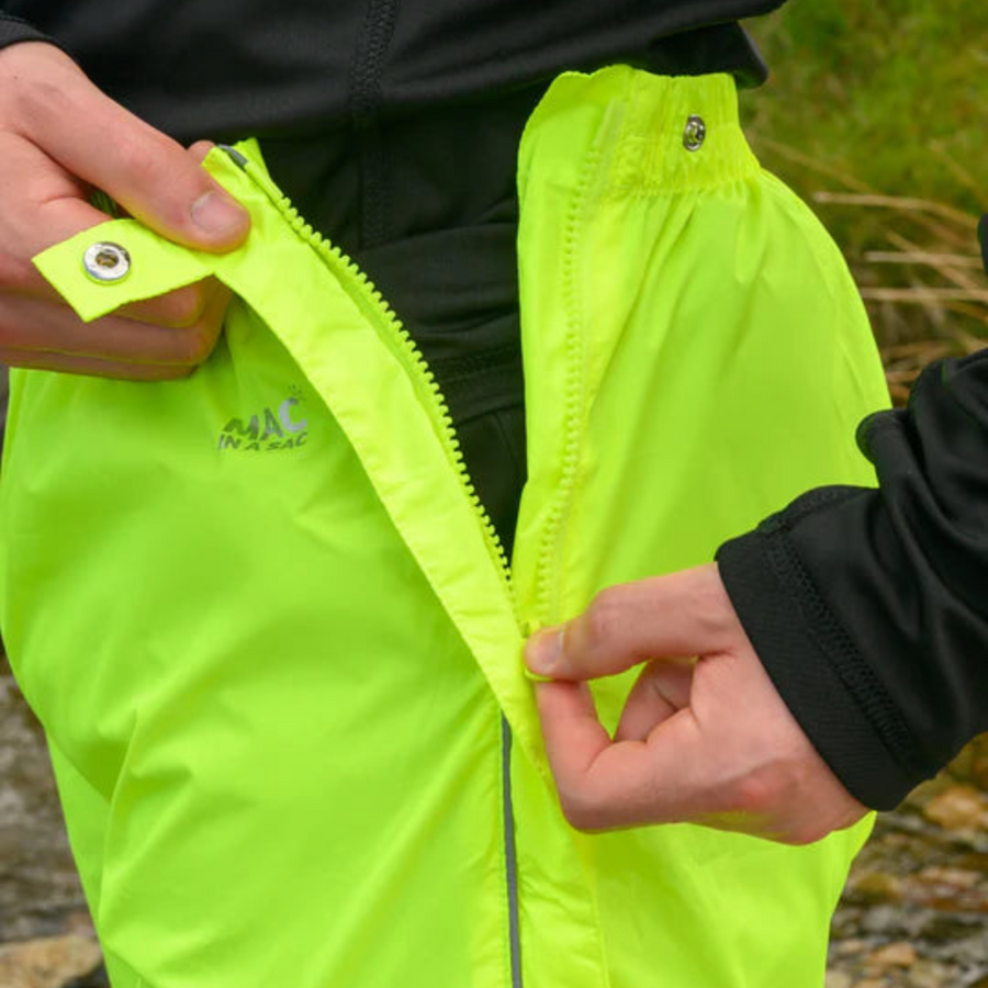 Full Zip Packable Overpants (neon yellow)