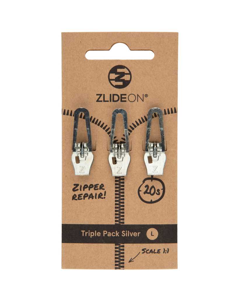ZlideOn Triple Pack Zipper | ZL10918