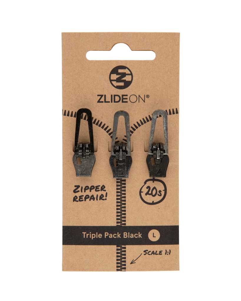 ZlideOn Triple Pack Zipper | ZL10917