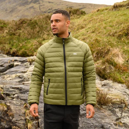 Men's Polar Reversible Down Jacket (khaki/black)