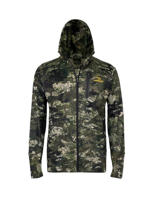 Huntech Mens Scoria FZ Hoodie (kakariki)