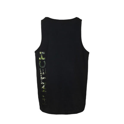 Huntech Men's Vertical Logo Singlet (black)