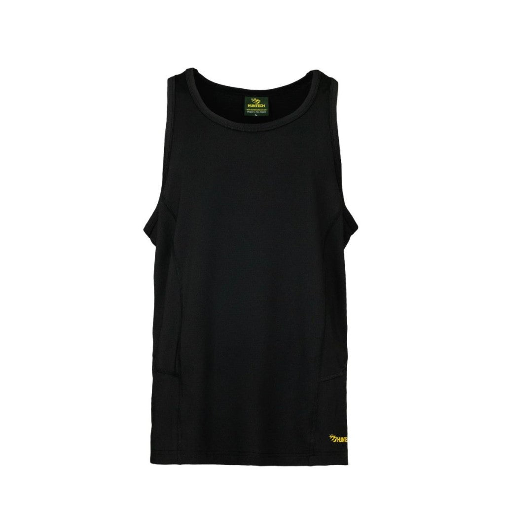 Huntech Men's Glaciertech Singlet (black)