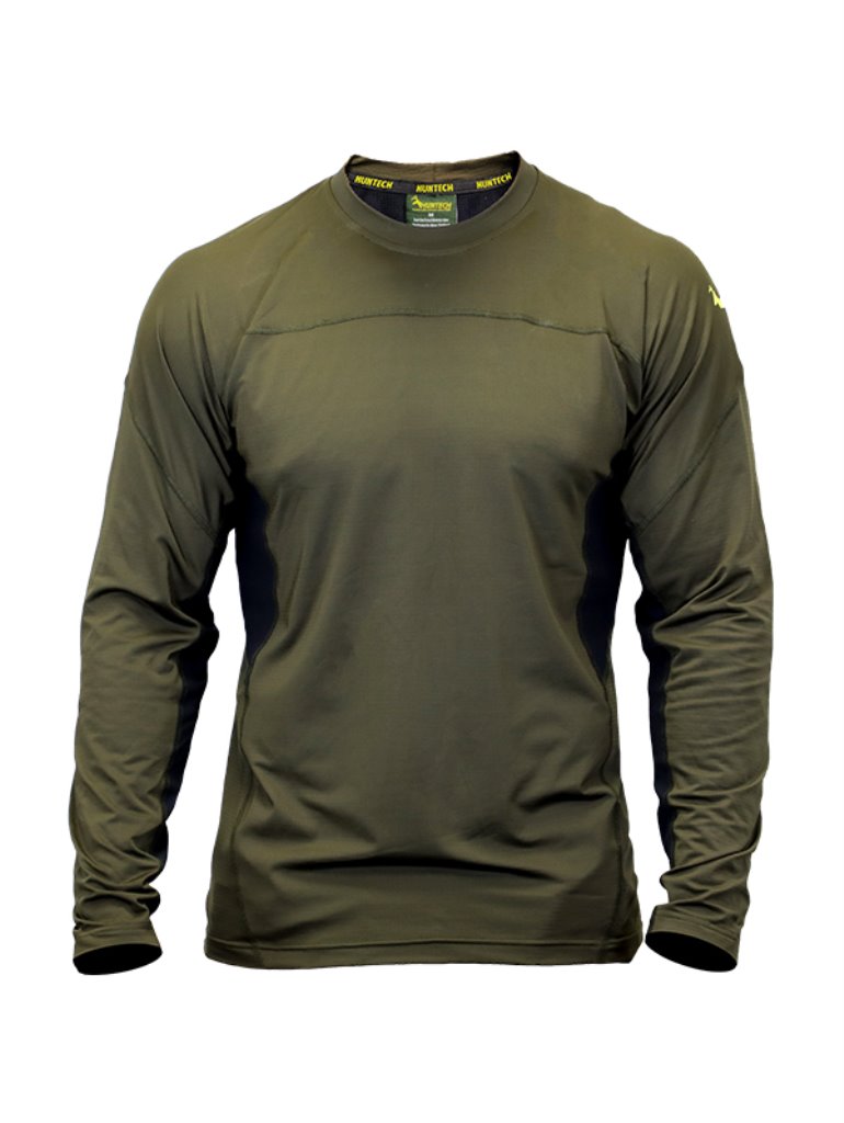 Huntech Mens Glaciertech LS Top (military) 
