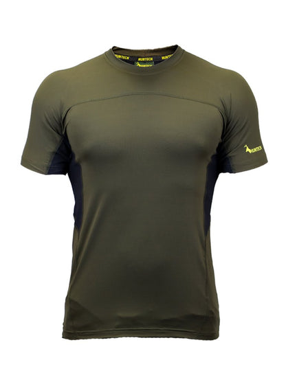 Huntech Men's Glaciertech SS Tee (military)