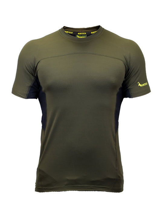Huntech Men's Glaciertech SS Tee (military)