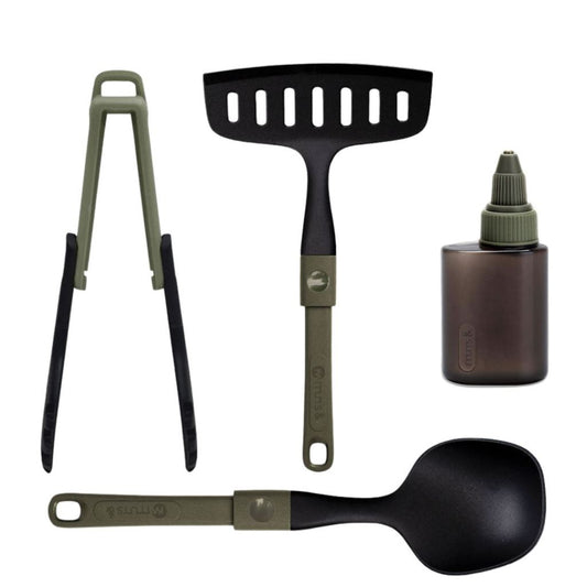 Foldable 4pce Silicone Tool Set