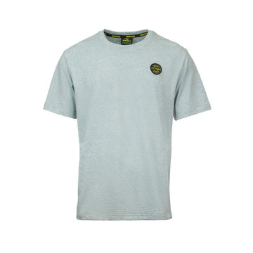 Huntech Mens Stag Badge Tee (grey marl)