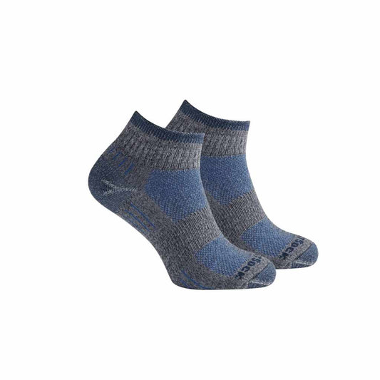 Escape - Quarter Socks - Ash Twist/Blue