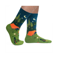Lavley I'd Rather Be Camping Socks