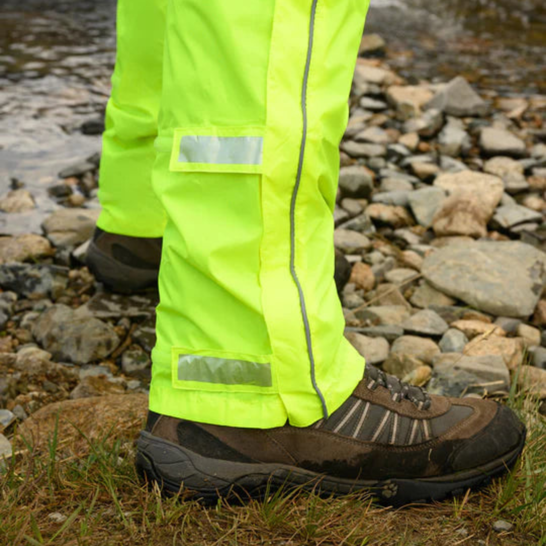 Full Zip Packable Overpants (neon yellow)