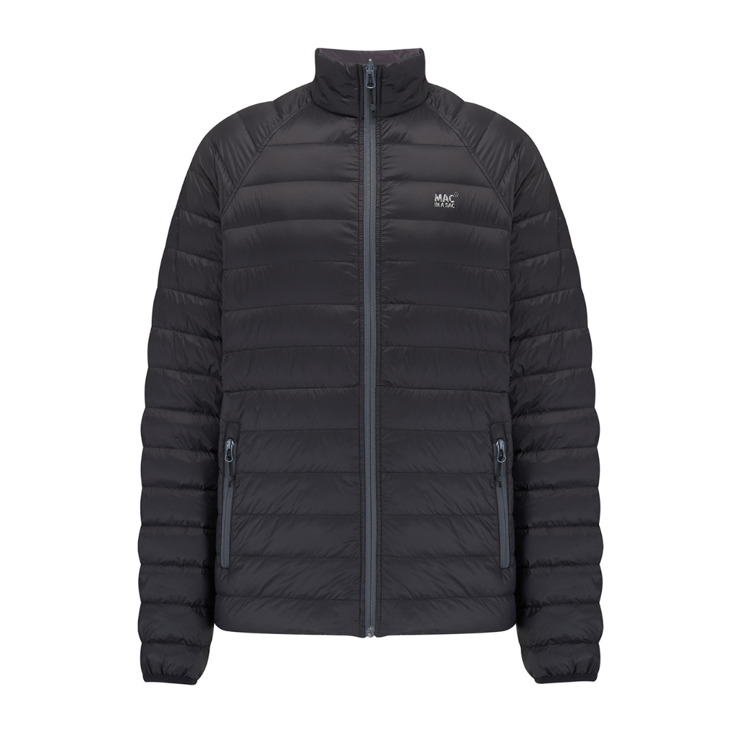 Men's Polar Reversible Down Jacket (black/charcoal)
