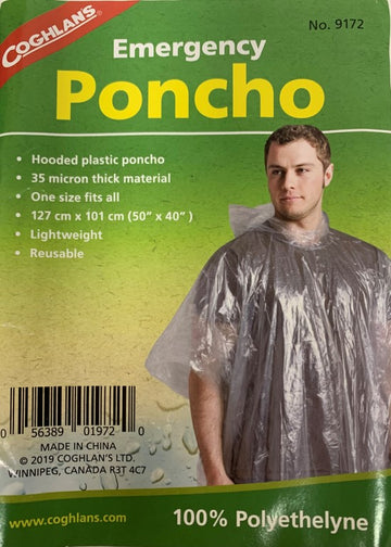 Emergency Poncho (35 micron)