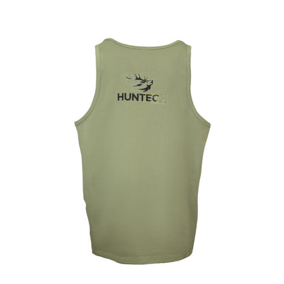 Huntech Men's Logo Singlet (military)